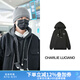 Charlie Luciano【張新成同款】貓咪抽繩帽衫春季新款情侶同款潮流衛(wèi)衣CL上衣男 黑色 S