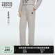 Teenie Weenie小熊女裝衛(wèi)褲2025春季新款休閑運(yùn)動戶外束腳休閑長褲 淺灰色 S