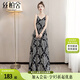 絲柏舍度假風(fēng)連衣裙2025夏季新款女裝時尚寬松腰氣質(zhì)吊帶裙