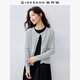 佐丹奴淡人穿搭女夏純棉空調(diào)衫圓領(lǐng)氣質(zhì)長(zhǎng)袖針織開(kāi)衫13355204