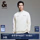 杰克·瓊斯（JACK&JONES）男裝秋冬新款時(shí)尚百搭舒適美式復(fù)古字母印花套頭寬松加絨衛(wèi)衣男 A07 米白色 3XL 195