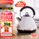 摩飛電器（Morphyrichards） 英國(guó)摩飛燒水壺家用大容量不銹鋼電燒水壺開(kāi)水壺MR7456A 1.5L MR7076A白色