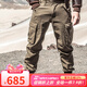 AKCLUB新復(fù)古回潮回潮秋冬vintage束腳M-65休閑褲男戰(zhàn)地工裝長褲1812706 卡其 31