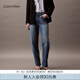 Calvin KleinJeans25春夏新款女士美式復(fù)古潮流ck寬松微彈洗水牛仔褲47B928G U3M-牛仔淺藍(lán) 26