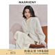 MAXRIENY貴雅中式外套盤(pán)扣流蘇設(shè)計(jì)女裝高級(jí)氣質(zhì)感開(kāi)衫 米白 S