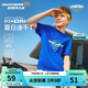 Skechers斯凱奇速干兒童夏季透氣短袖T恤舒適運(yùn)動上衣P225K085