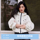 樂町韓系學(xué)院風(fēng)秋季新款三防褶皺花苞下擺設(shè)計(jì)感短款沖鋒外套 米白(現(xiàn)貨) M