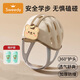 史維迪嬰兒護頭防摔帽神器兒童學(xué)走路學(xué)爬安全帽學(xué)步防撞帽寶寶防摔頭盔 小熊-栗子棕【專(zhuān)業(yè)級360°護頭】 (送兒童護膝)