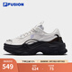 FILA FUSION斐樂(lè)潮牌女鞋BIANCO II厚底鞋2025夏季新款硬糖鞋2代 香雪白/黑-WB 37.5