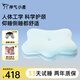 神氣小鹿人體工學(xué)深睡護頸枕慢回彈睡眠帶枕套護頸枕頭 深睡枕套裝高枕 一對