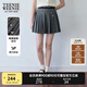 Teenie Weenie小熊女裝春裝休閑學(xué)院風(fēng)百褶裙休閑松緊腰半身裙 灰色 S (160)