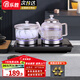 百樂(lè)勝37X23全自動(dòng)上水電熱水壺 大理石專用茶臺(tái)燒水壺家用辦公茶桌嵌入式茶具電茶爐套裝 1L （37*23cm）底部雙壺加水-消毒款