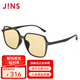 睛姿（JINS）防藍(lán)光眼鏡男女護(hù)目鏡SCREEN 56%防藍(lán)光輻射輕量大方框FPC22S253 97B亞光黑色（包裝全新升級）