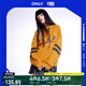 ONLYNBA聯(lián)名款字母印花抽繩連帽衛(wèi)衣女|12319S012 D09 金黃色GOLDEN YELLOW XS (155) 76A