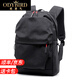 歐迪鳥(niǎo)（ODYBIRD）男士雙肩包帆布背包輕便旅行包休閑大容量時(shí)尚男包電腦包行李包 黑色 加大號33*20*46cm