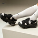 耐克（NIKE）官方女子厚底涼鞋夏季新款緩震易穿脫舒適氣墊鞋 CI8798 003黑/黑/煤黑 36.5