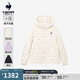 樂卡克（Le coq sportif）法國公雞女款騎行系列秋冬棉服運動羽絨服CE-5860234 原白色/WAS S