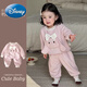 迪士尼（Disney）寶寶衣服春季套裝超萌衛(wèi)衣休閑褲嬰兒春秋外出服春裝洋氣上衣褲子 1197/兔耳朵套裝(可開檔) 73