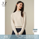 玖姿·安娜蔻簡(jiǎn)約柔軟100羊毛半高領(lǐng)打底針織衫女冬款 杏色 XL