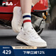 斐樂（FILA）官方川行鞋F(xiàn)OSSO女鞋復(fù)古帆布鞋新款休閑鞋 香雪白-WA 38