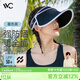 VVC成毅推薦遮陽(yáng)帽防曬帽子女太陽(yáng)帽防紫外線(xiàn)女大檐出游空頂帽暮色黑