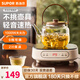 蘇泊爾（SUPOR）電陶爐 電磁爐 燒水壺 煮茶爐 迷你 1000W大火力 不挑鍋 輕音烹煮 家用 養生電陶爐 C10-CS15