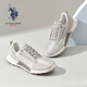 美國馬球協(xié)會（U.S.POLO ASSN.）保羅男鞋夏季新款透氣商務休閑鞋輕便軟底網(wǎng)面鞋舒適運動鞋子男