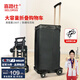 喜路仕小推車手拉車折疊行李車小拖車買菜拉桿車承重100斤BY04配黑布袋