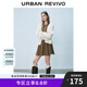 UR2025春季新款女裝溫柔氣質(zhì)風(fēng)肌理感針織開衫UYL950013 米白 M