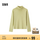 森馬（Semir）森柔毛衫|毛衣女基礎(chǔ)款高領(lǐng)緊身2024冬季純色套頭衫109724107011