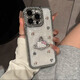 雅思戀 高級(jí)鑲鉆立體西太后KT貓適用iPhone16promax手機(jī)殼蘋果14pro滴膠15promax女款16全包13pro防摔 【水晶鉆西太后KT貓】高級(jí)全包鑲鉆-單殼 iPhone 12