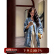 三吉黑花【藏?！啃轮惺絿L(fēng)提花牛仔外套女春秋款獨特超好看上衣 月石藍 M