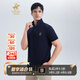 比華利保羅Beverly Hills Polo2025夏季新款男士休閑短袖polo衫 寶藍(lán)色 L