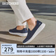 斯凱奇（Skechers）男鞋夏季2025年新款一腳蹬健步鞋透氣休閑運動(dòng)鞋216700