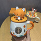星巴克陶瓷馬克杯水杯咖啡杯伴手禮生日禮物節(jié)日禮品情侶對杯 楓葉狐貍杯300ml（原盒）