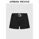 UR2025夏季新款女裝時(shí)尚休閑百搭腰帶裝飾牛仔短褲UYY850134