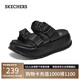 斯凱奇（Skechers）七夕禮物拖鞋女士2025年夏季增高涼拖鞋透氣軟底休閑沙灘鞋120040