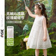 ASK JUNIOR女童連衣裙2025夏新品兒童薄款透氣無袖蛋糕裙休閑小童公主裙