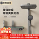漢斯格雅（Hansgrohe）德國衛(wèi)浴奶油白色恒溫智能數(shù)顯美膚凈水淋浴腰噴全銅花灑套裝 槍灰色【凈水美膚+腰部按摩】恒溫款
