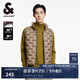 杰克·瓊斯（JACK&JONES）冬修身時尚簡約輕盈保暖柔軟舒適羽絨馬甲背心外套男裝224434011 E10栗褐色 L 180