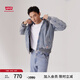 Levi's李維斯工裝25年春新款巴恩風(fēng)男士美式街頭復(fù)古牛仔夾克外套 藍(lán)色 A8583-0003 L