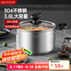 美廚（maxcook）湯鍋 304不銹鋼湯鍋湯煲20cm 加厚復合底 電磁爐通用MCT8190