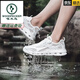 啄木鳥(niǎo)品牌大碼鏤空透氣男鞋夏季大網(wǎng)眼網(wǎng)面運(yùn)動(dòng)鞋男款軟底輕便涉水鞋46 白色 42