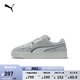 彪馬（PUMA）【面包鞋】馬卡龍復古厚底休閑板鞋新款女子SUEDE 401250 灰色-白色-01 39