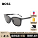 雨果博斯（HUGO BOSS）男女款太陽鏡黑色鏡框偏光鏡片眼鏡墨鏡1292FSK 807M9 60MM