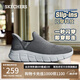 斯凱奇（Skechers）閃穿鞋男鞋夏季透氣休閑健步鞋一腳蹬運(yùn)動(dòng)鞋百搭軟底布鞋118306