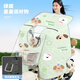 浪漫美西電動(dòng)車擋風(fēng)被夏季全包防曬遮陽(yáng)罩小型電瓶車防風(fēng)擋雨四季通用新款 綠底星星派對(duì)狗【全包開(kāi)叉+可收納】