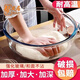 幫安居家用透明玻璃和面碗和面盆發(fā)面盆沙拉碗微波爐耐高溫烘焙碗 4500ML【洗菜+和面】 高硼硅鋼化玻璃碗【可微波爐】