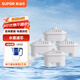 蘇泊爾（SUPOR） 過濾凈水器 家用濾水壺 自來水過濾器凈水壺家用廚房凈水器濾水器J-UF03 四個(gè)濾芯(不含壺)-適用于UF03