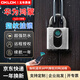 OKLOK智能指紋密碼掛鎖不銹鋼入戶防水大號鎖頭玻璃門衣柜防盜電子鎖 GS40【指紋+藍(lán)牙+遠(yuǎn)程+APP】